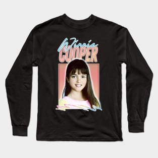 Winnie Cooper / Retro Style 80s Aesthetic Design Long Sleeve T-Shirt
